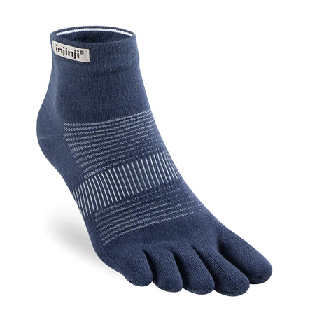 Injinji Run Original Weight Mini-Crew Toesocks (Unisex) - Navy - Find Your Feet Australia Hobart Launceston Tasmania