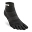 Injinji Run Original Weight Mini-Crew Toesocks (Unisex) - Black - Find Your Feet Australia Hobart Launceston Tasmania