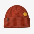 Patagonia Brodeo Beanie (Unisex) - Spirited Sun Burnished Red