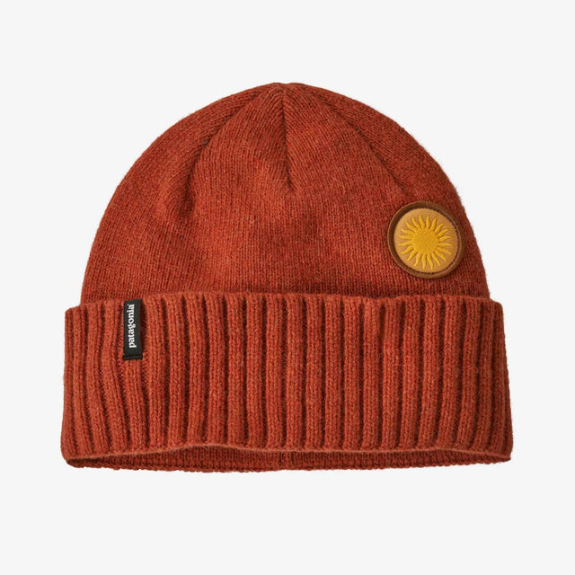 Patagonia Brodeo Beanie (Unisex) - Spirited Sun Burnished Red