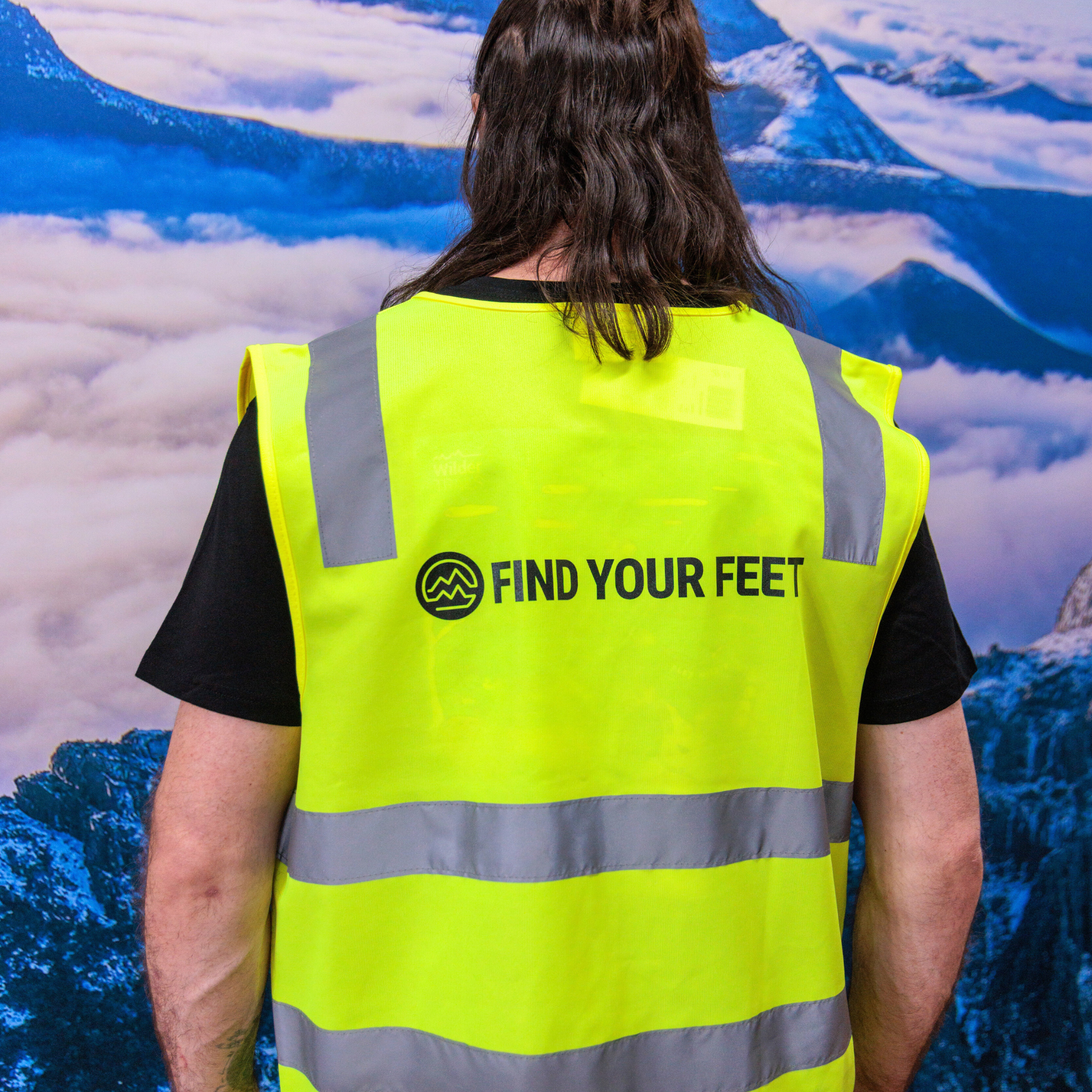 Find Your Feet High Visibility Safety Vest Night/Day Class (Unisex)