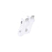 On Performance Run Sock Low (Unisex) - White/Glacier - Find Your Feet Australia Hobart Launceston Tasmania