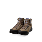 White sneakers with a gold logo on a dark blue background - Mammut Nova Tour II High GORE-TEX Boots (Women's) - Oak/Bark