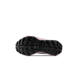 Close-up of a shoe sole with tread pattern on a black background - Mammut Aenergy Hike Low GORE-TEX Shoes (Women's) - Marine/Dark Alpine Calamint