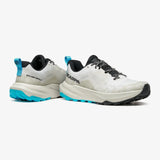 Pair of white and gray hiking shoes with blue accents on a white background - SCARPA Golden Gate LT (Men's) - White/Azure