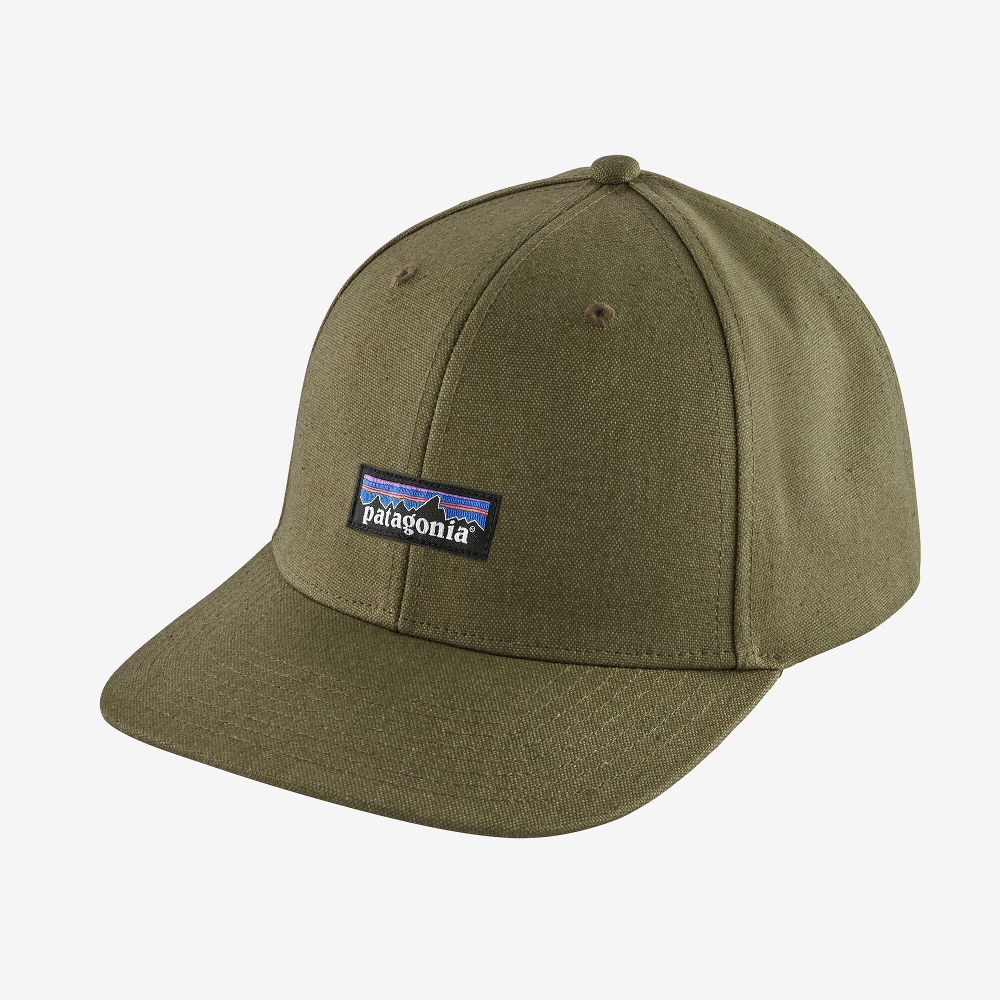Patagonia Tin Shed Hat (Unisex) P-6 Logo: Fatigue Green
