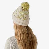 Patagonia Snowbelle Beanie - Evergreen Flakes: Birch White - Find Your Feet Australia Hobart Launceston Tasmania