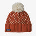 Patagonia Snowbelle Beanie - Offset Dot: Burnished Red - Find Your Feet Australia Hobart Launceston Tasmania