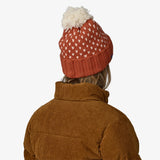 Patagonia Snowbelle Beanie - Offset Dot: Burnished Red - Find Your Feet Australia Hobart Launceston Tasmania