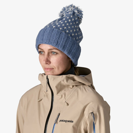 Patagonia Snowbelle Beanie - Offset Dot: Barnacle Blue
