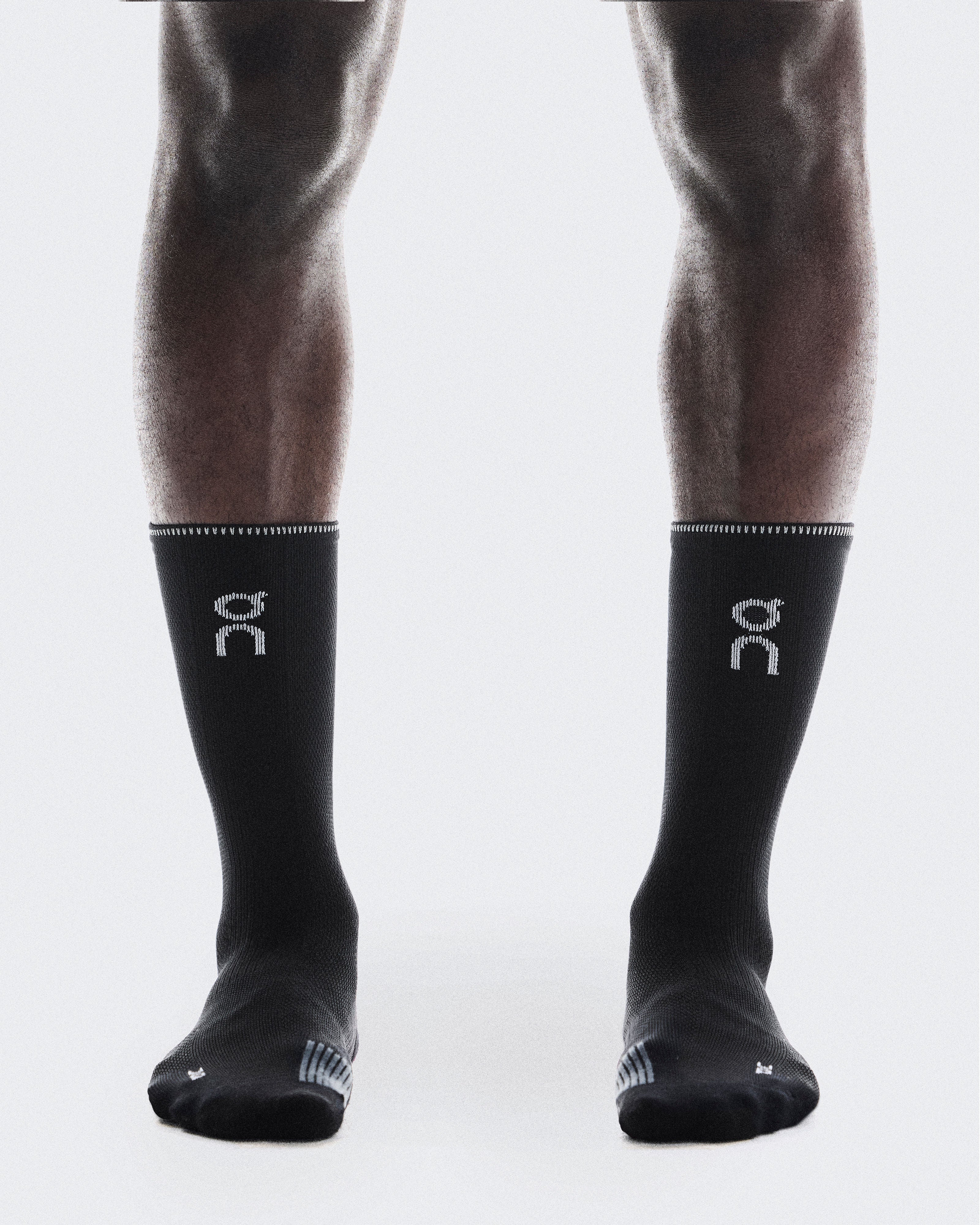 On Performance Run Sock High (Unisex) - Black/Eclipse - Find Your Feet Australia Hobart Launceston Tasmania