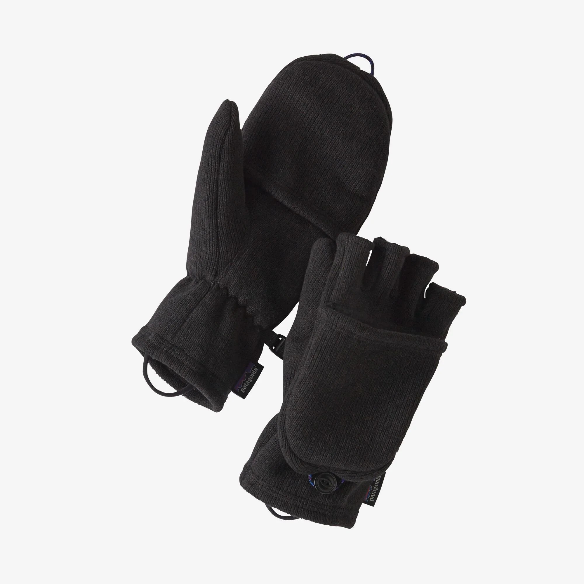 Patagonia Better Sweater Gloves (Unisex) - Black - Find Your Feet Australia Hobart Launceston Tasmania