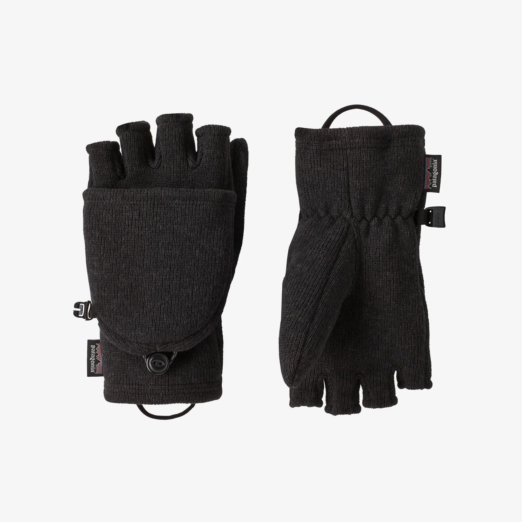 Patagonia Better Sweater Gloves (Unisex) - Black - Find Your Feet Australia Hobart Launceston Tasmania