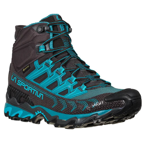 La Sportiva Ultra Raptor II GTX Mid Hiking Boot (Women's) Carbon/Topaz - Wide - Find Your Feet Australia Hobart Launceston Tasmania