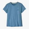 Patagonia P-6 Logo Responsibili-Tee (Women's) - Shore Blue