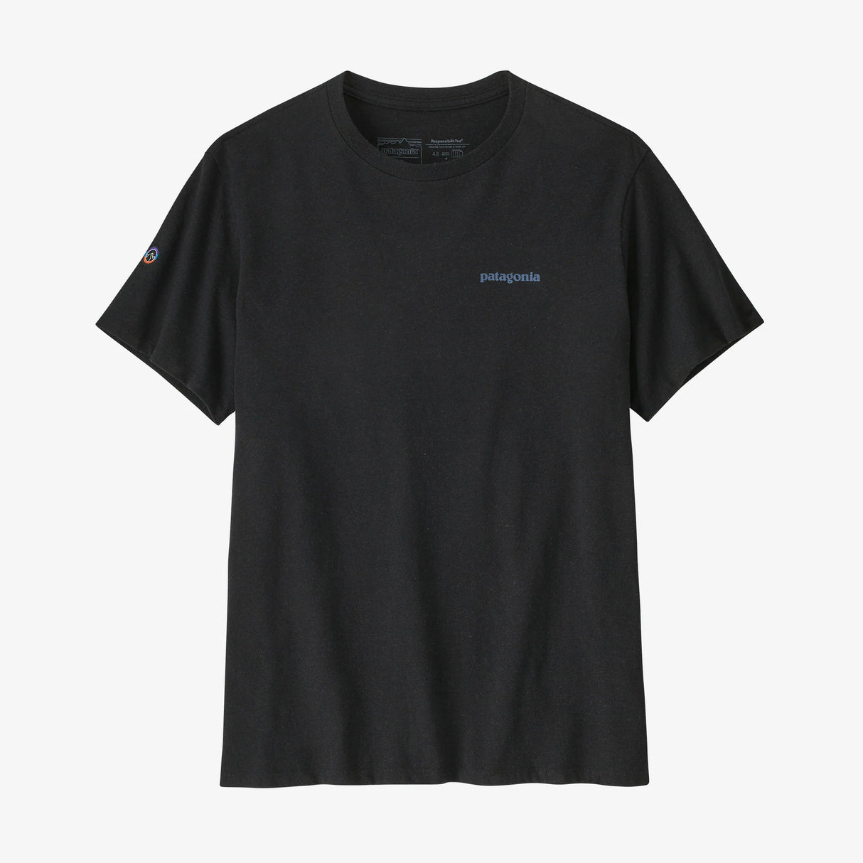 Patagonia Fitz Roy Icon Responsibili-Tee (Unisex) - Ink Black - Find Your Feet Australia Hobart Launceston Tasmania