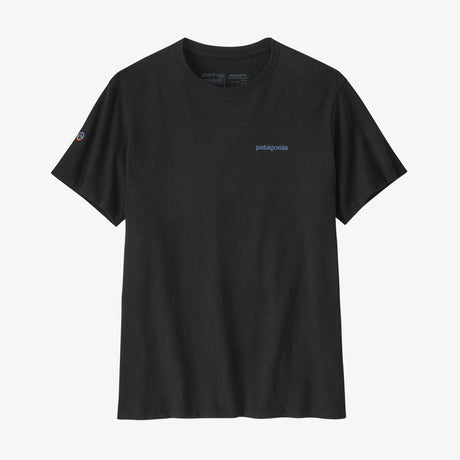 Patagonia Fitz Roy Icon Responsibili-Tee (Unisex) - Ink Black - Find Your Feet Australia Hobart Launceston Tasmania