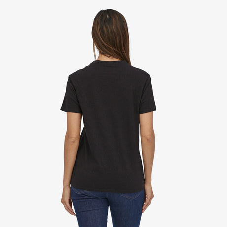 Patagonia Fitz Roy Icon Responsibili-Tee (Unisex) - Ink Black - Find Your Feet Australia Hobart Launceston Tasmania
