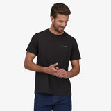 Patagonia Fitz Roy Icon Responsibili-Tee (Unisex) - Ink Black - Find Your Feet Australia Hobart Launceston Tasmania
