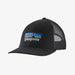 Patagonia P-6 Logo LoPro Trucker Hat - Black - Find Your Feet Australia Hobart Launceston Tasmania