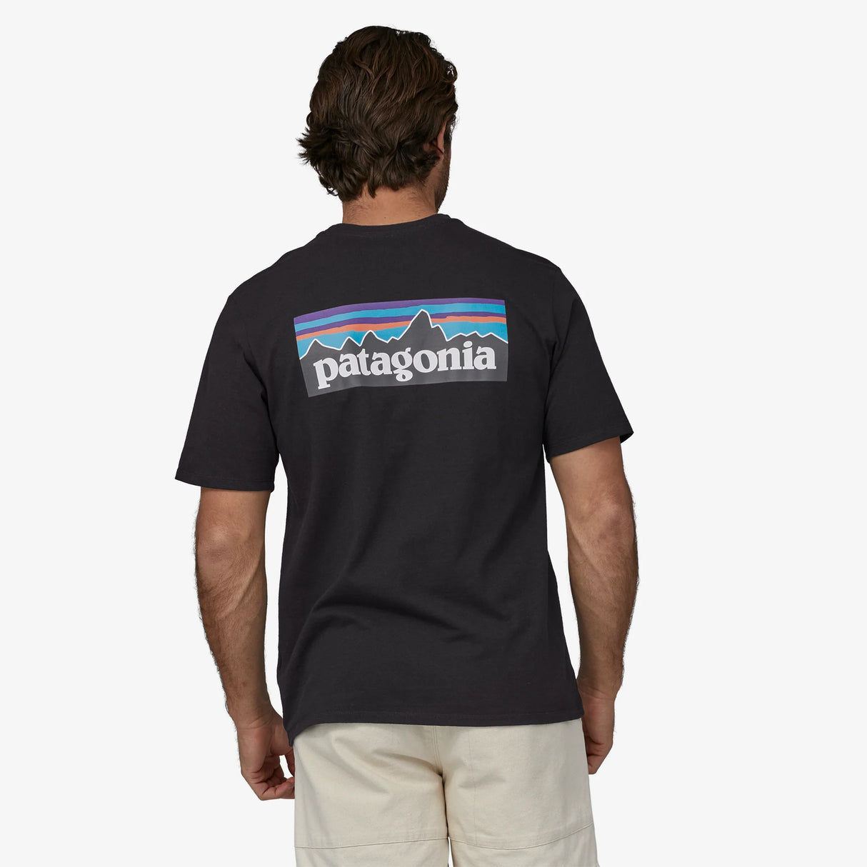 Patagonia P-6 Logo Responsibili-Tee (Men's) - Black