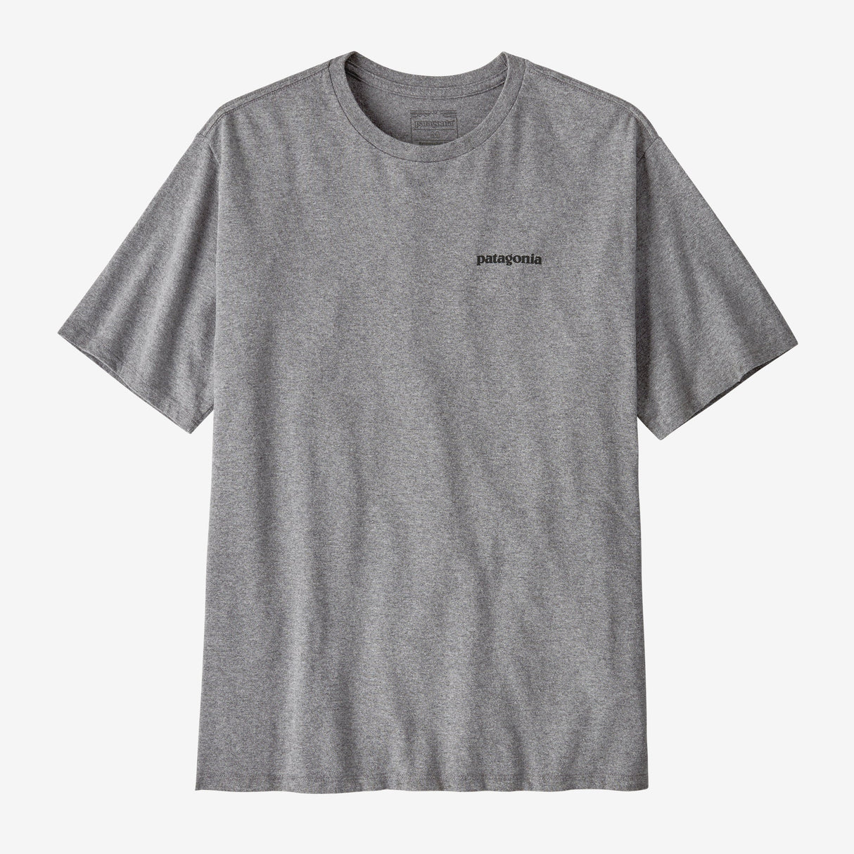 Patagonia P-6 Logo Responsibili-Tee (Men's) - Gravel Heather - Grey