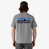 Patagonia P-6 Logo Responsibili-Tee (Men's) - Gravel Heather - Grey
