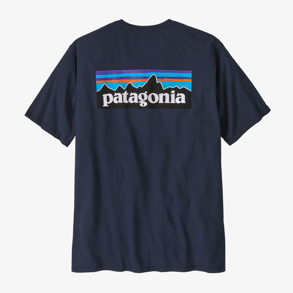 Patagonia P-6 Logo Responsibili-Tee (Men's) - New Navy - Navy Blue