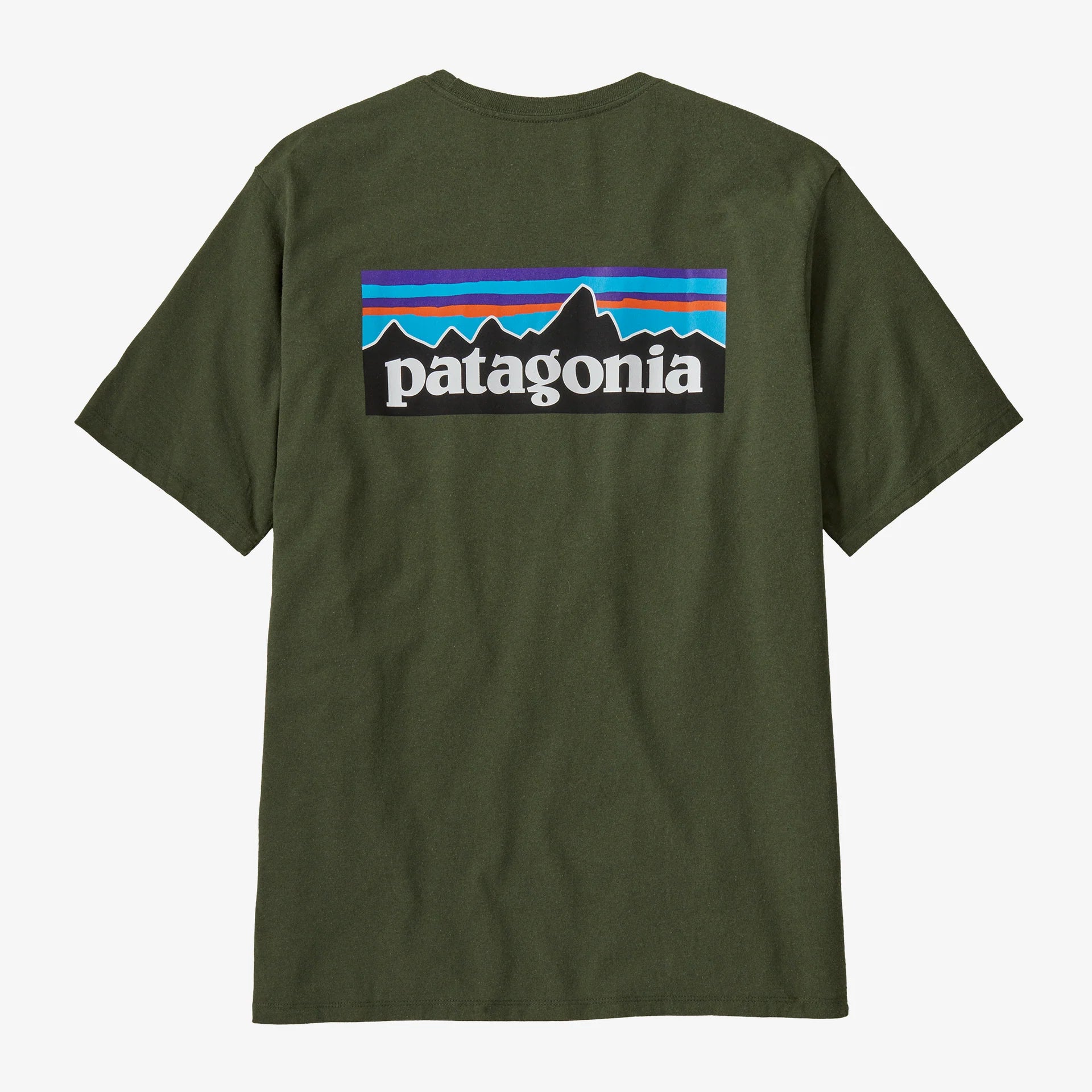 Patagonia P-6 Logo Responsibili-Tee (Men's) - Torrey Pine Green - Find Your Feet Australia Hobart Launceston Tasmania