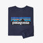 Patagonia Long-Sleeved P-6 Logo Responsibili-Tee (Men's) - Classic Navy - Find Your Feet Australia Hobart Launceston Tasmania
