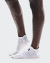 On Performance Run Sock Low (Unisex) - White/Glacier