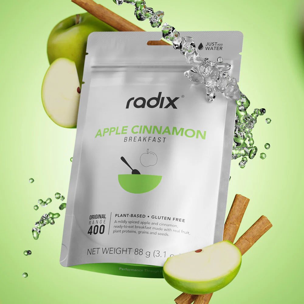 Radix Nutrition Breakfasts v9 Plant Based - 400kcal - Apple Cinnamon - Find Your Feet Australia Hobart Launceston Tasmania