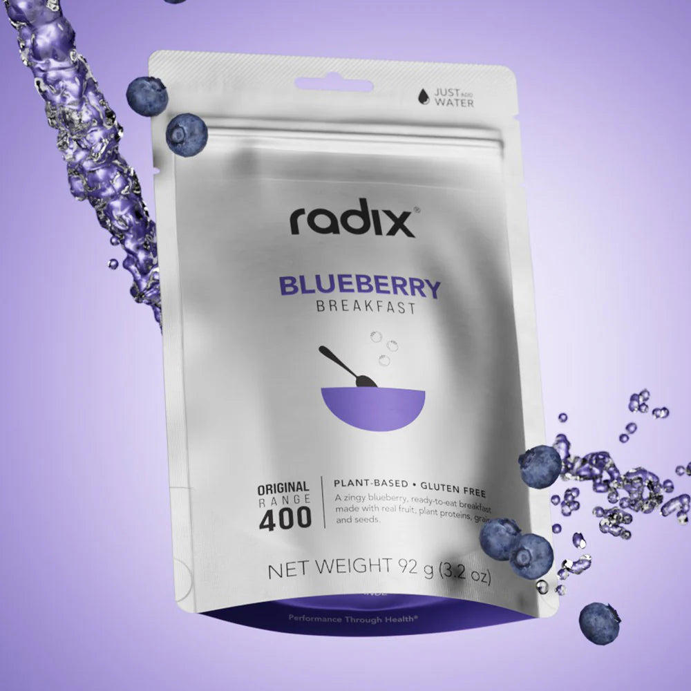 Radix Nutrition Breakfasts v9 Plant Based - 400kcal - Blueberry - Find Your Feet Australia Hobart Launceston Tasmania