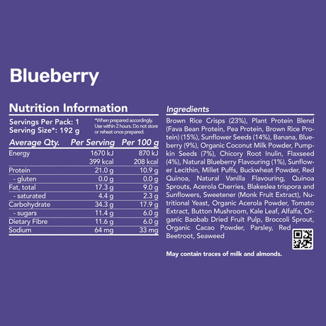 Radix Nutrition Plant Based Breakfasts Radix Nutrition
