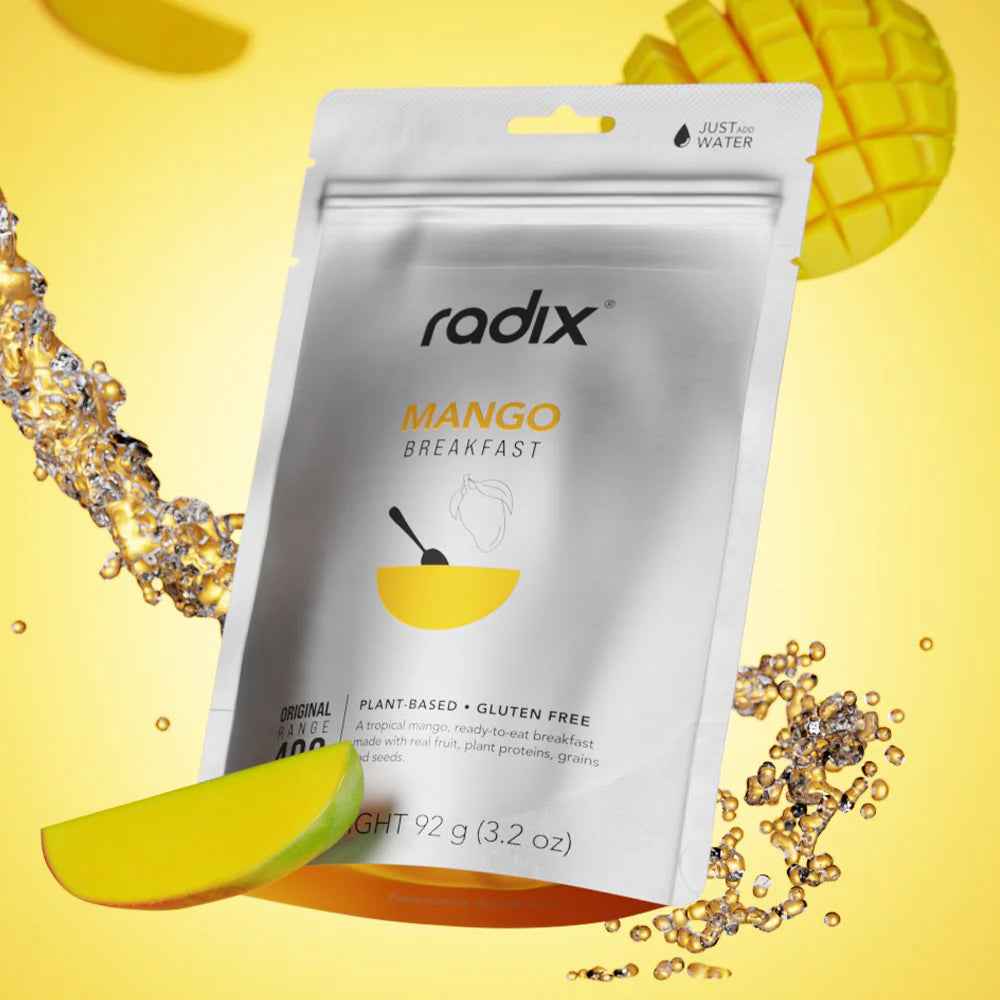 Radix Nutrition Breakfasts v9 Plant Based - 400kcal - Mango - Find Your Feet Australia Hobart Launceston Tasmania