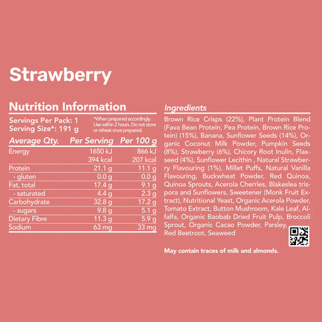 Radix Nutrition Plant Based Breakfasts Radix Nutrition
