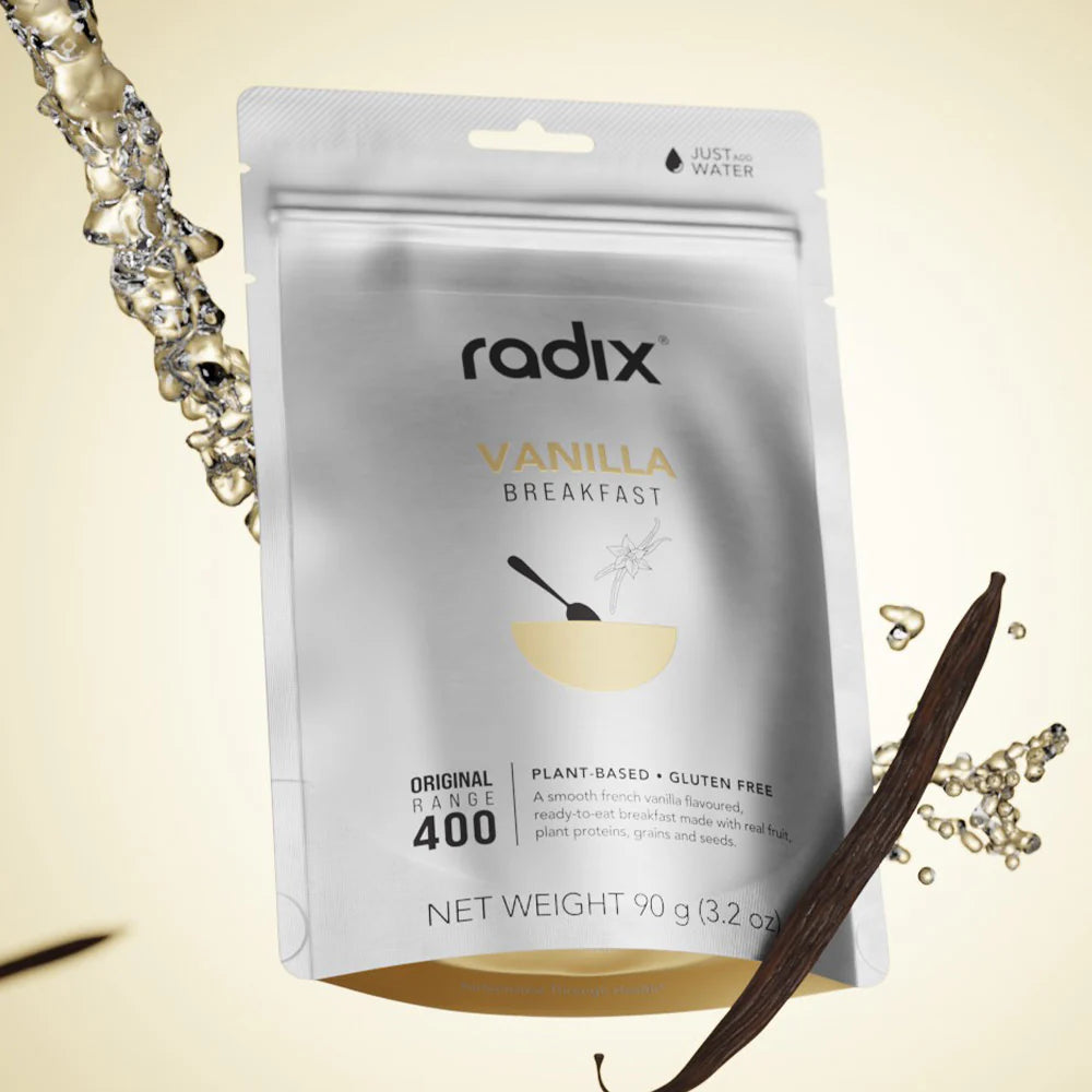 Radix Nutrition Breakfasts v9 Plant Based - 400kcal - Vanilla - Find Your Feet Australia Hobart Launceston Tasmania