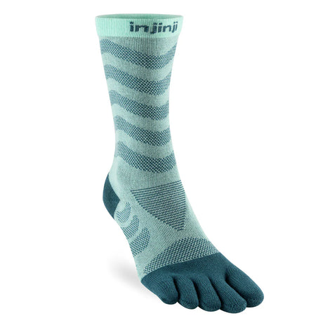 Injinji Ultra Run Crew Toesocks (Women's) - Glacier - Find Your Feet Australia Hobart Launceston Tasmania
