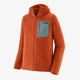 Patagonia R1 Air Fleece Full-Zip Hoody (Men's) - Coral Orange