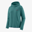 R1 Thermal Pullover Hoody (Women's) - Wetland Blue - Find Your Feet Australia Hobart Launceston Tasmania
