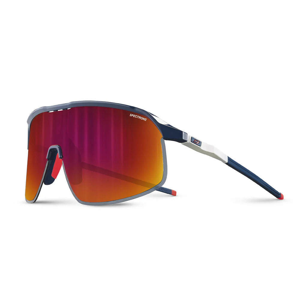 Julbo Density Sunglasses - Spectron 3 - Matt Blue/White/Red - Find Your Feet Australia Hobart Launceston Tasmania