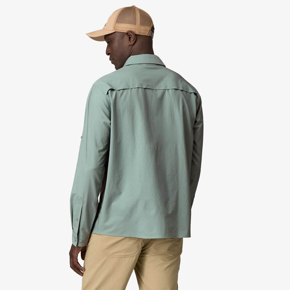 Patagonia Long-Sleeved Self-Guided Sun Shirt (Men's) - Thermal Blue - Find Your Feet Australia Hobart Launceston Tasmania