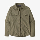 Patagonia Long-Sleeved Self-Guided Sun Shirt (Women's) - River Rock Green - Olive Green