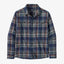 Patagonia Fjord Flannel Shirt (Men's) - Adventurer: New Navy - Find Your Feet Australia Hobart Launceston Tasmania