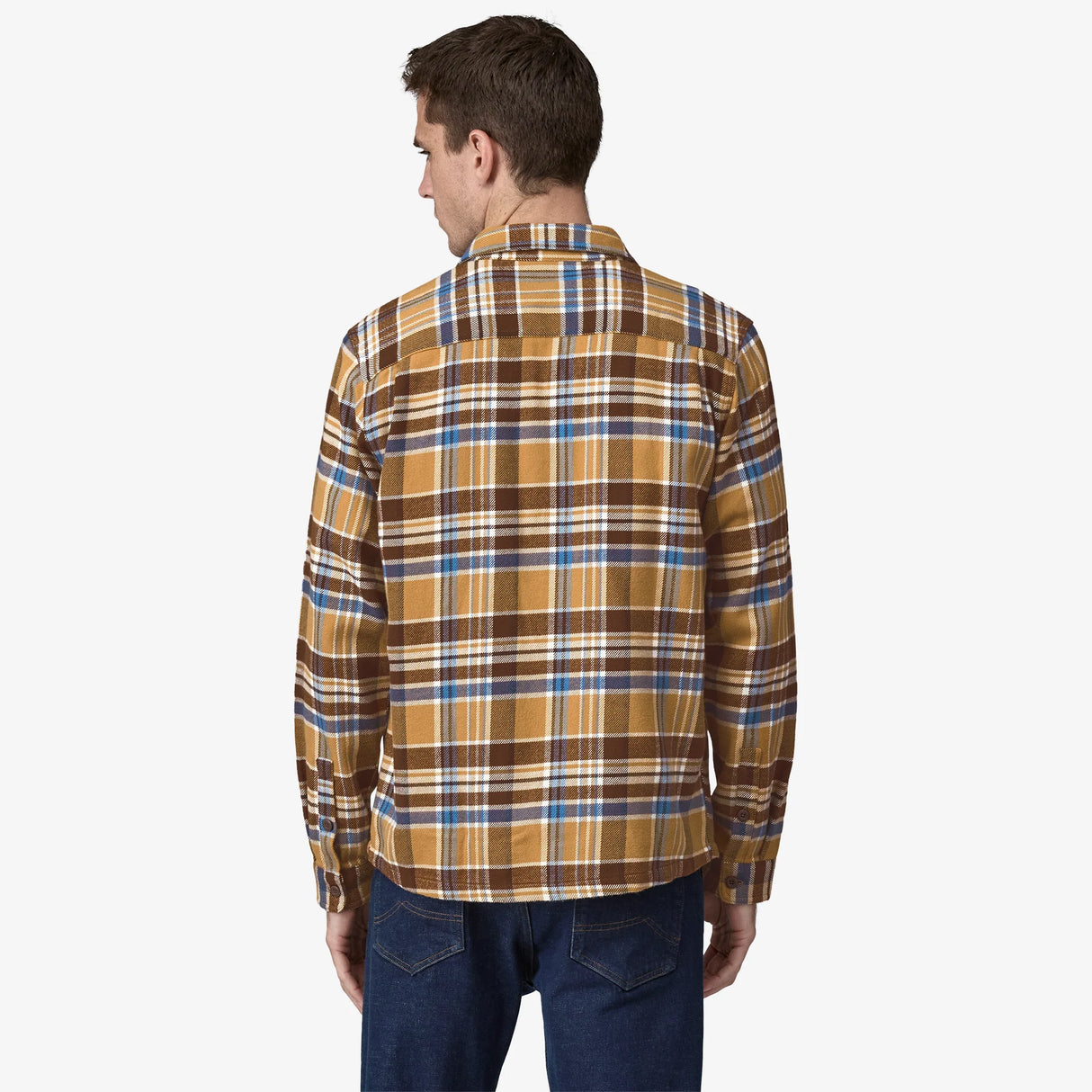 Patagonia Fjord Flannel Shirt (Men's) - Adventurer: Pufferfish Gold - Find Your Feet Australia Hobart Launceston Tasmania