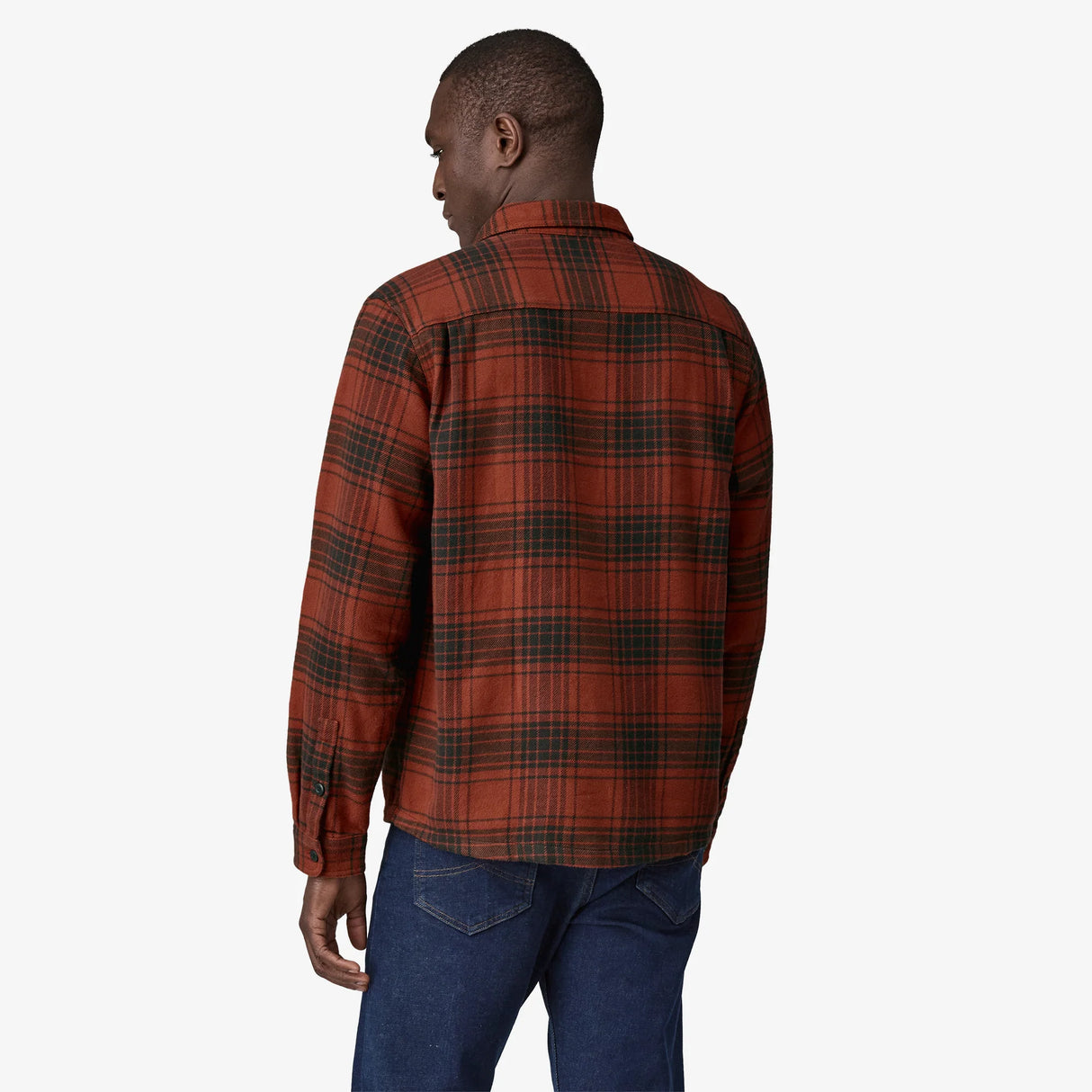 Patagonia Fjord Flannel Shirt (Men's) - Cascade: Burnished Red - Find Your Feet Australia Hobart Launceston Tasmania