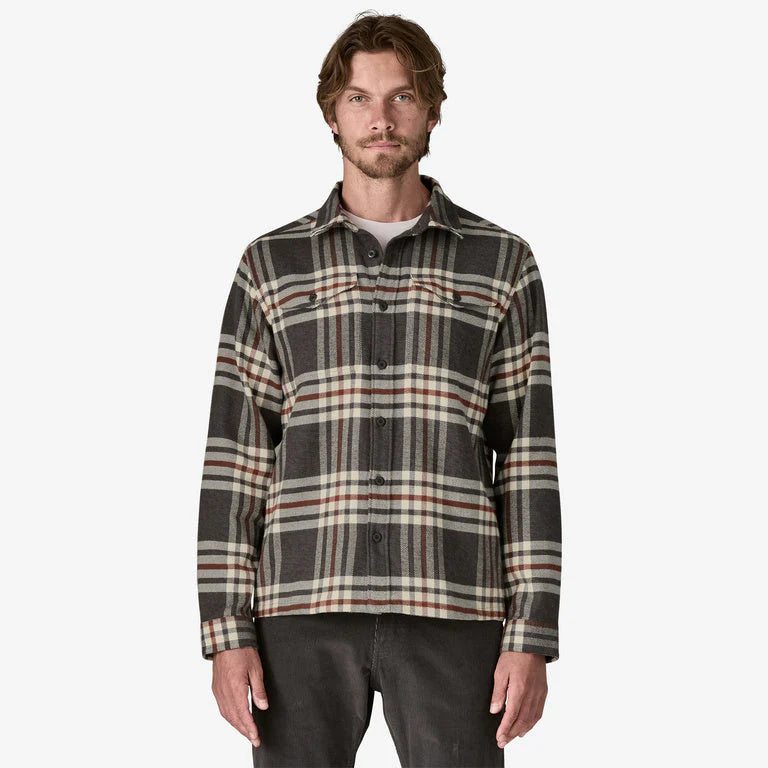 Patagonia Fjord Flannel Shirt (Men's) - Catch: Ink Black