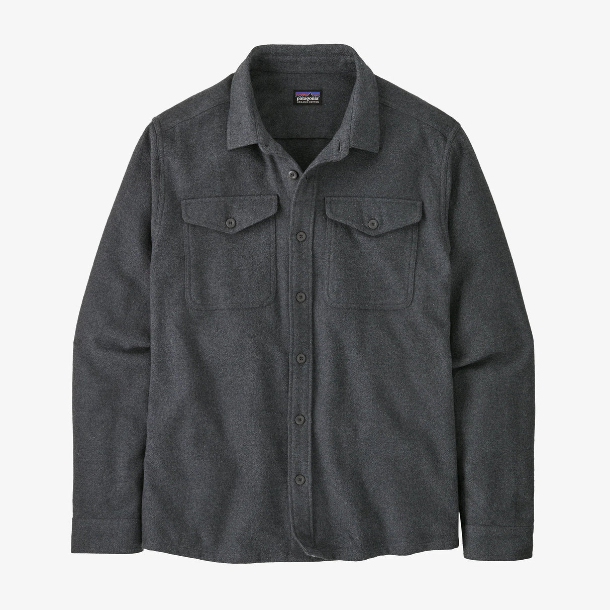 Patagonia Fjord Flannel Shirt (Men's) - Whole Weave Forge Grey - Find Your Feet Australia Hobart Launceston Tasmania