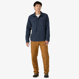 Patagonia Fjord Flannel Shirt (Men's) - Whole Weave: New Navy - Find Your Feet Australia Hobart Launceston Tasmania