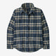 Patagonia Fjord Flannel Shirt (Women's) - Old Spruce: Sunken Blue
